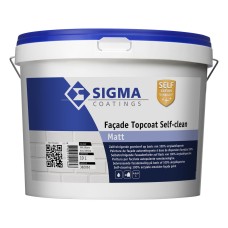 Sigma Facade Topcoat Self-Clean Matt Kleur